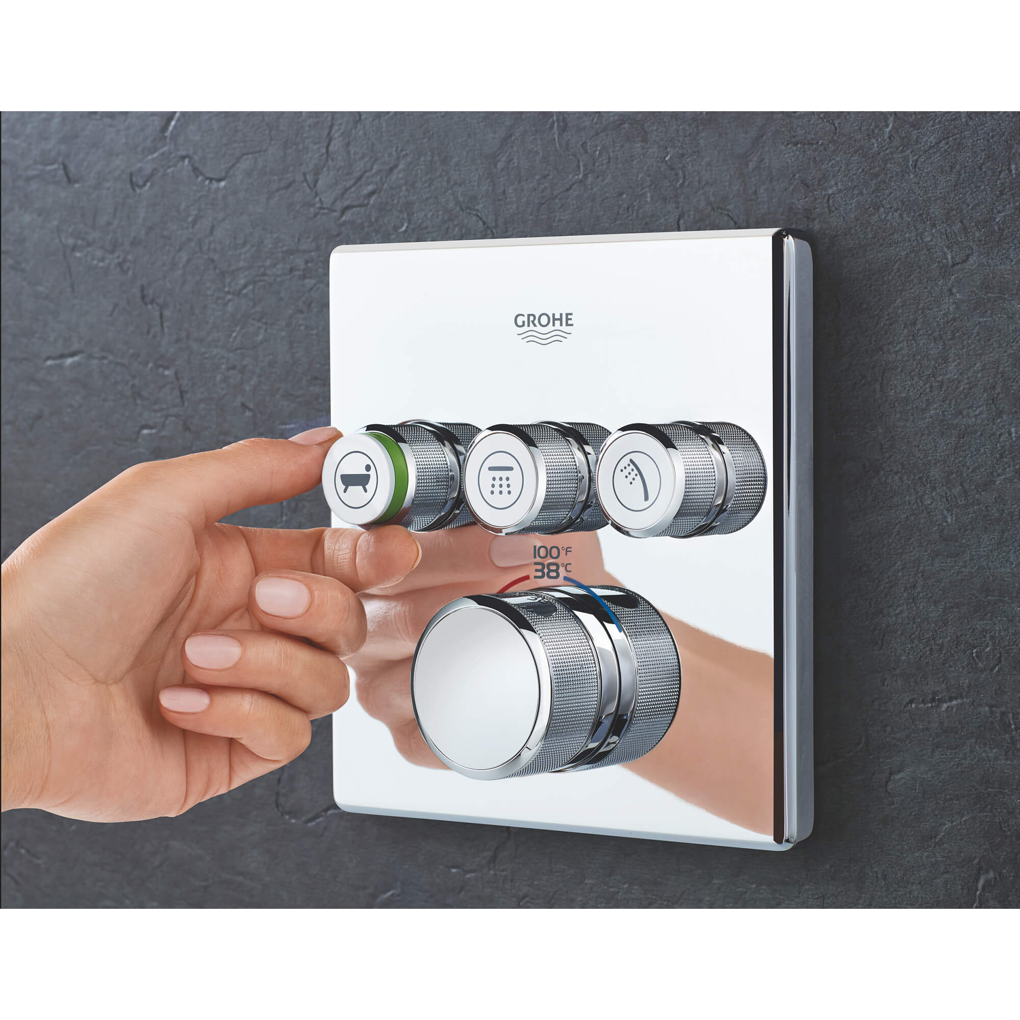 Triple Function Thermostatic Valve Trim